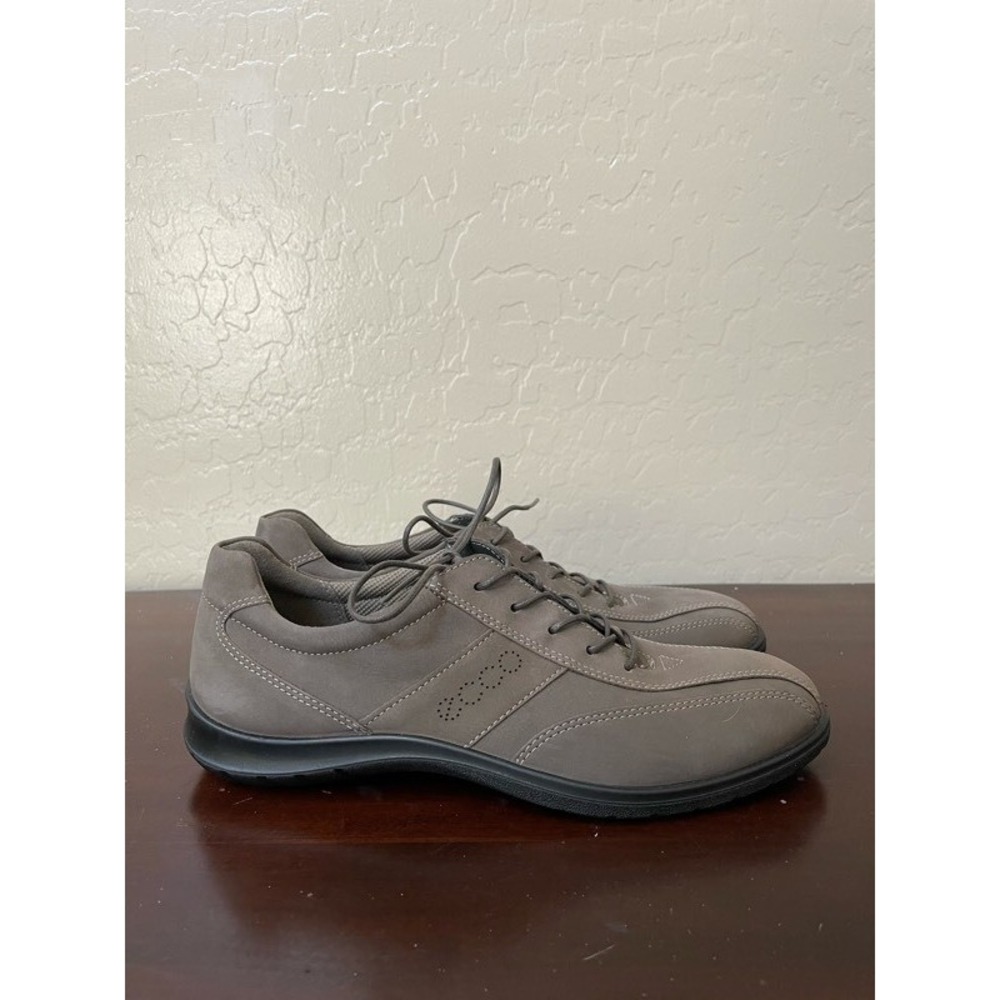 Ecco Women's  Oxfords Shoes Gray Lace Up Bicycle Toe Low Top 10.5 EUR 41